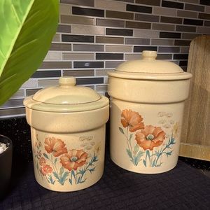 VINTAGE TREASURE CRAFT CANISTERS